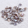 Natural Purple Color Irregular Keshi Pearl Loose Bead for Jewelry