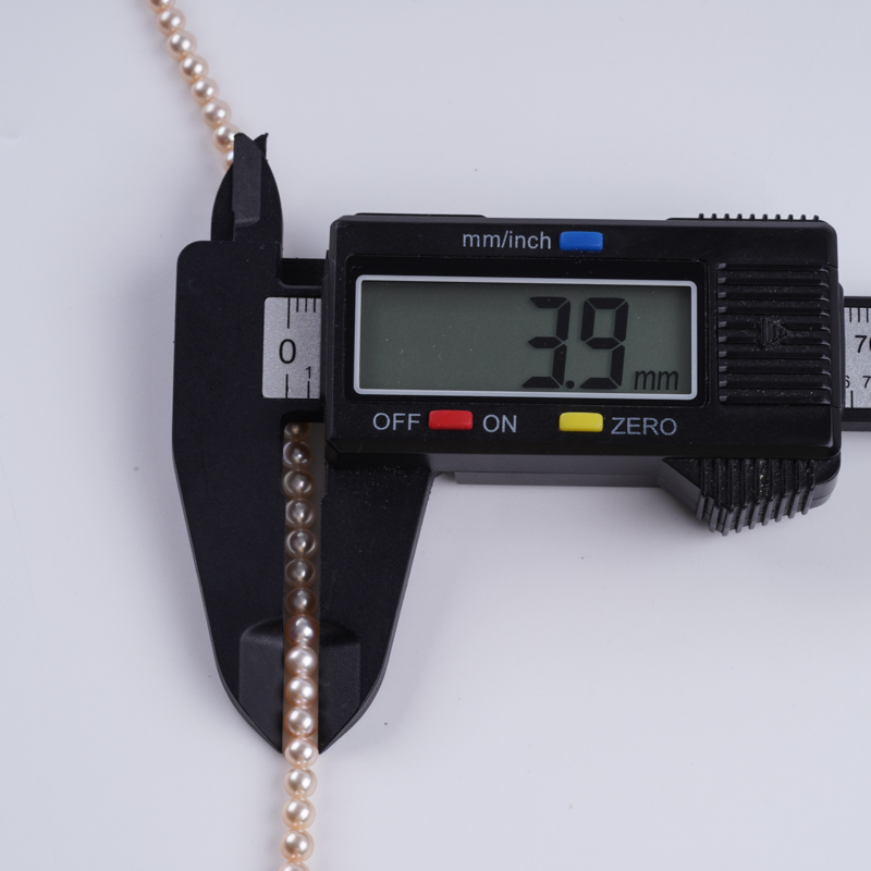 Natural Freshwater Pearl Wholesale 3.5-4mm Small Size Round Pearl Strands