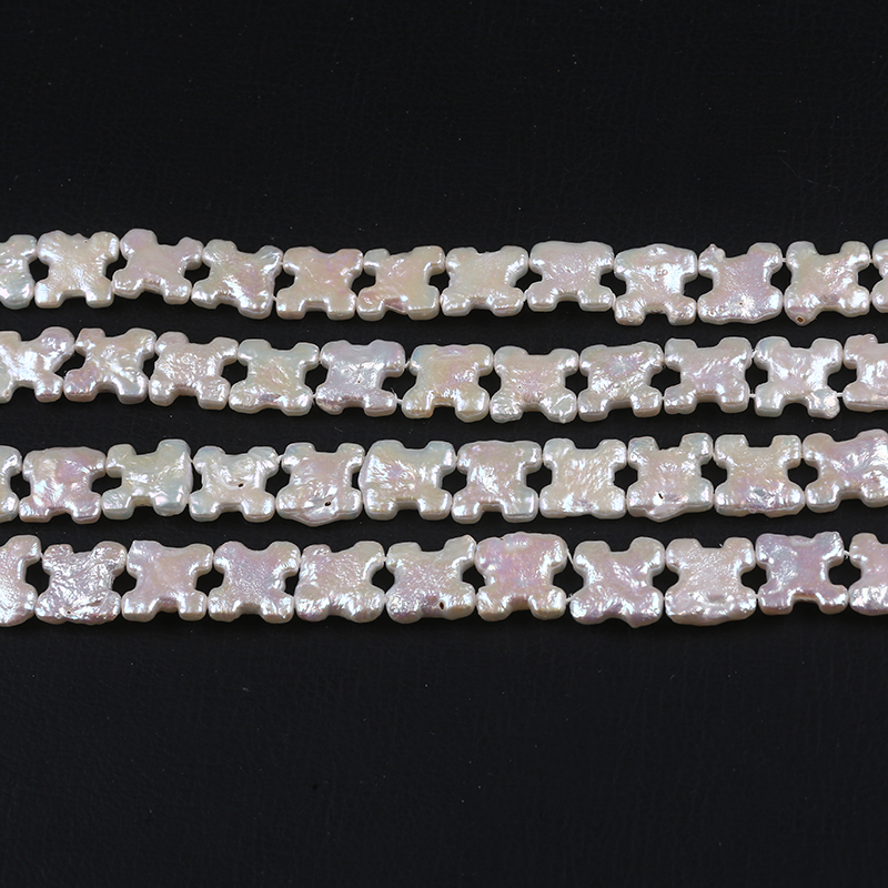 Special Shape Letter H Irregular Pearl Strand For DIY Jewelry Making