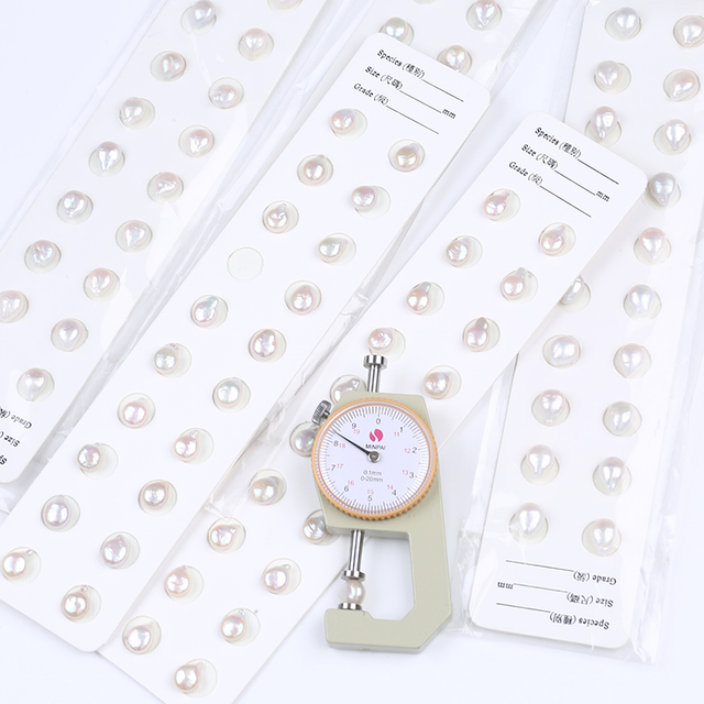 8-9mm Drop Shape Coin Pearl for Drop Earrings