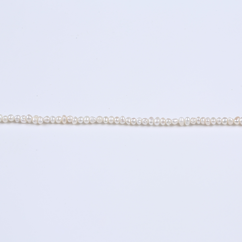 2.5-2.8mm Tiny Freshwater Potato Pearl Strand for Triple Necklaces