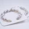 11-14mm White Baroque Shape Cultured Freshwater Pearl Loose Beads Semi Finished Bracelet