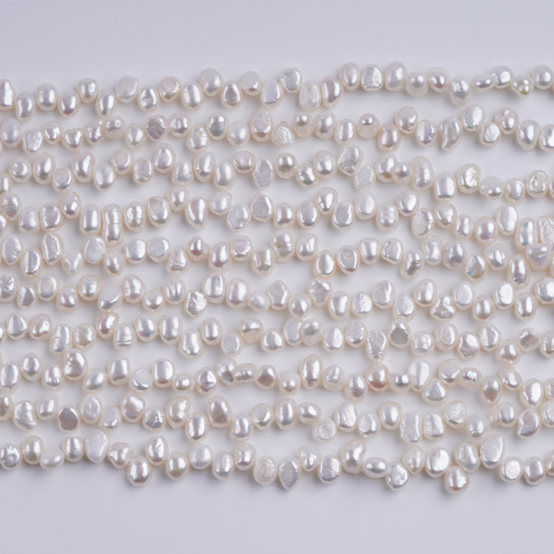 5-6mm Top Drilled Baroque Pearl for Choker