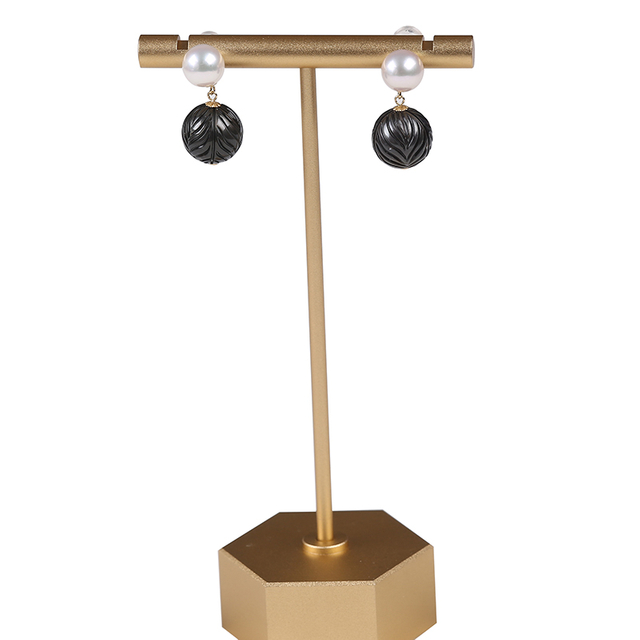 Fashion Jewelry Natural Pearl with Nice Pattern Earring