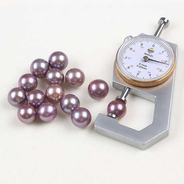 12-13mm AAA High Quality Purple Edison Pearl For Earrings And Pendant