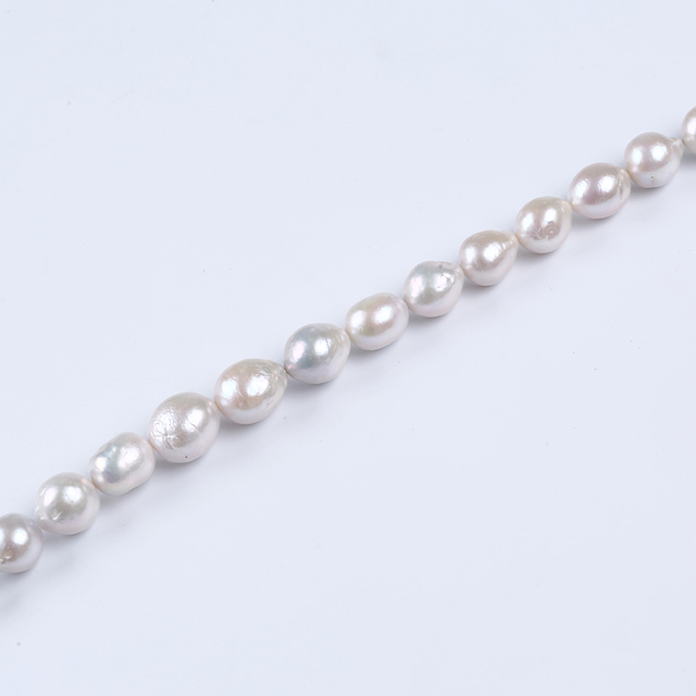 Natural Cultured Freshwater White Color Edison Pearl for Necklace