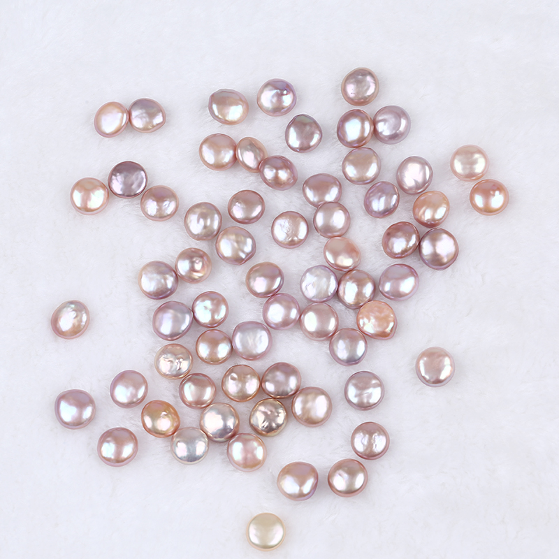 pink color coin pearl