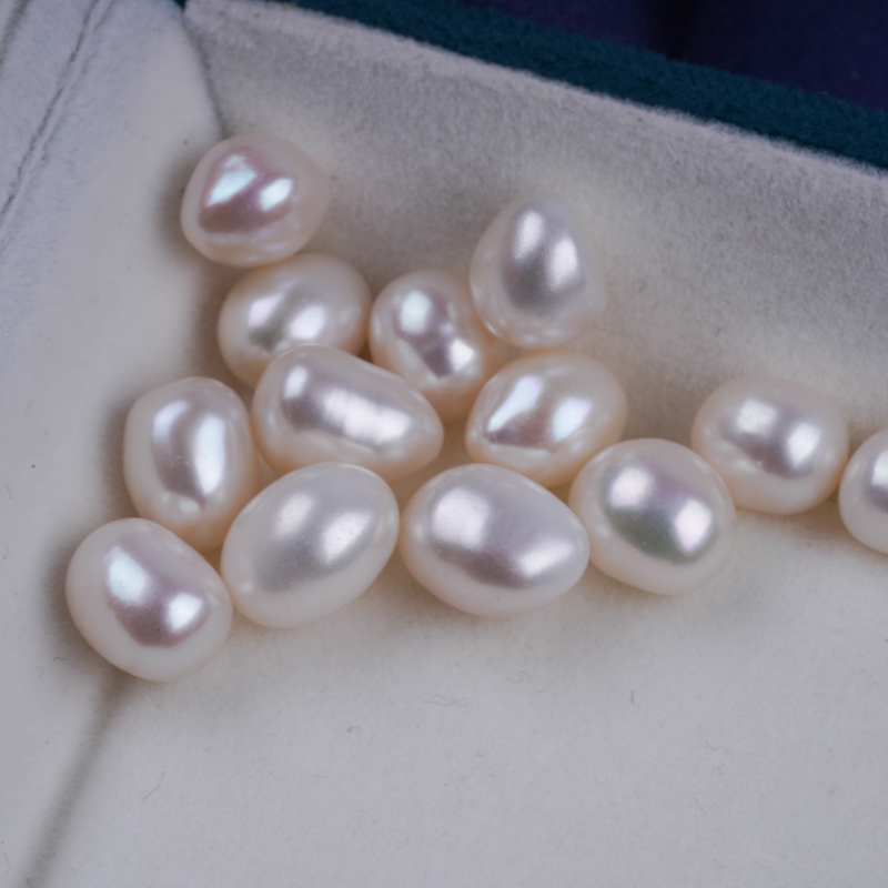 8-9mm Natural Freshwater Pearl Baroque Pearl beads Loose Perles High Luster Flawless