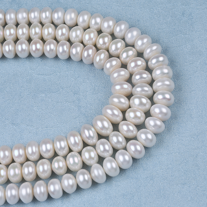 12-15mm Large Size Real Button Pearl Strand For Big Neckalce
