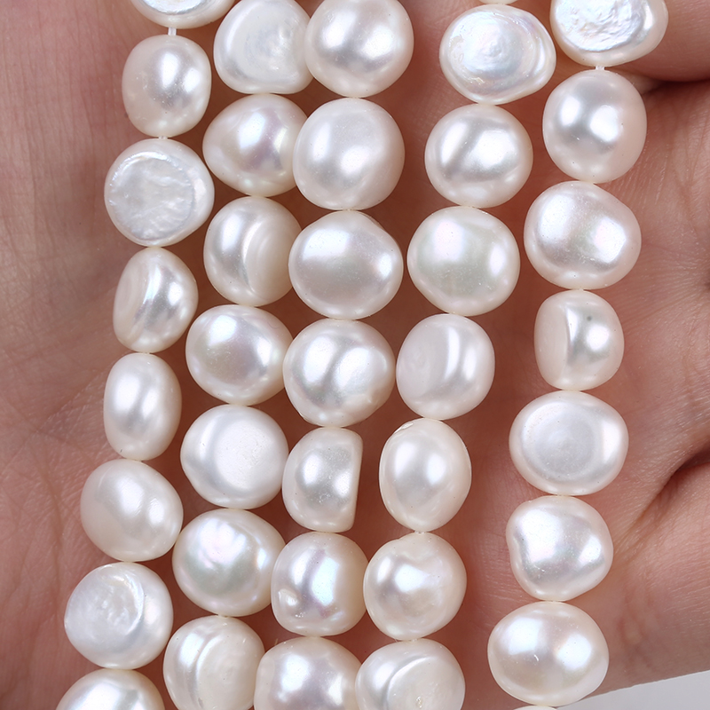 10-11mm Large Size Side Drilled Baroque Pearl for Jewerly Design
