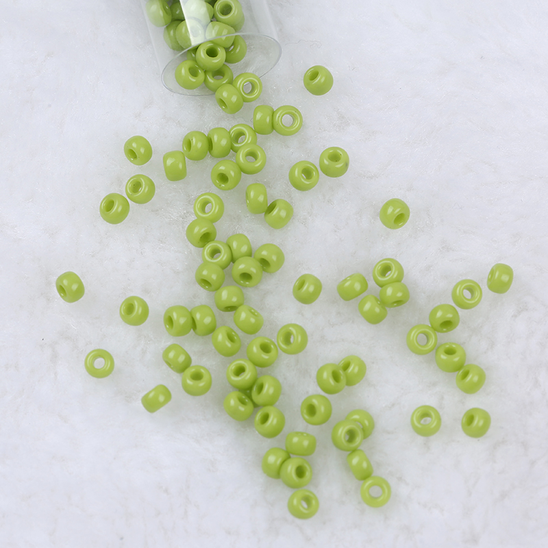green color seed bead