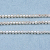 4-4.5mm Natrual Cultured Near Round Pearl Chain for White Necklace