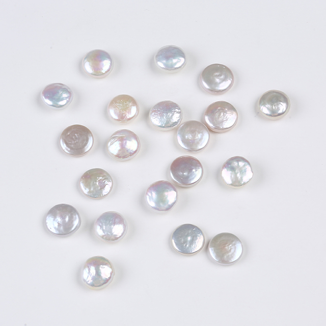 High Quality AAA White Coin Pearl with Strong Light for Jewelry 