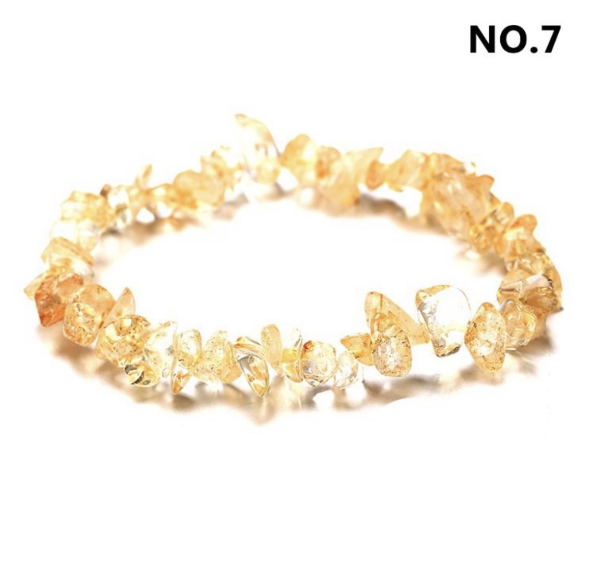 yellow quartz bracelet