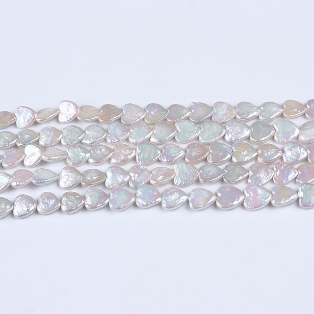 The Cultured Freshwater Pearl Heart Shape Pearl Strand for Necklace Design