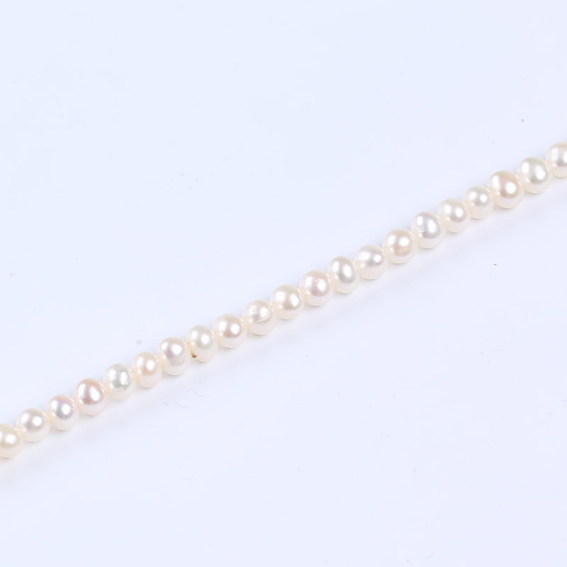 white color potato pearl string
