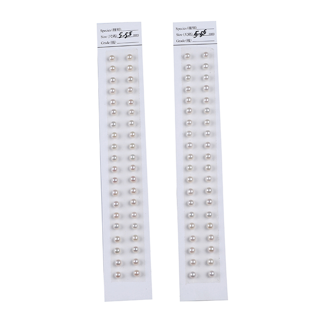 White Color Perfect Round Pearl Pair For Earrings