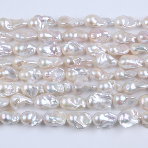 Hot Selling Irregular Baroque Pearl Strand For Necklace