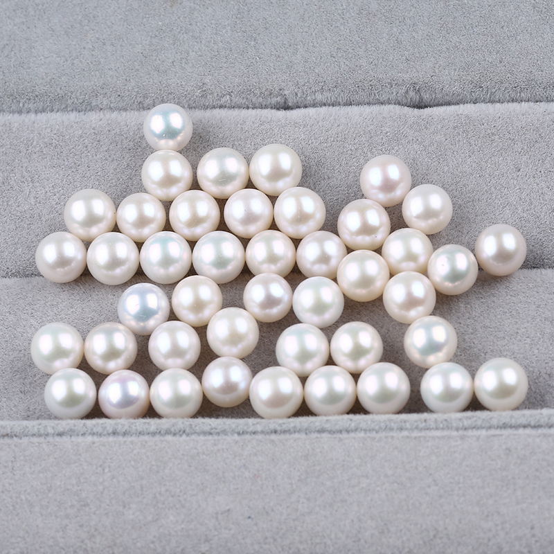 6-6.5mm Natural Freshwater Round Pearl for Earrings