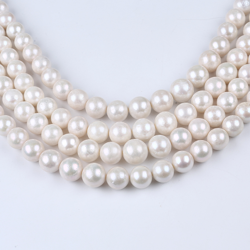 13-16mm Big Size White Color Round Edison Pearl Freshwater Pearl