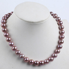 10-13mm Natural Purple Edison Pearl Necklace for Party