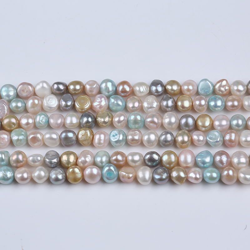 8-9mm Candy Colors Freshwater Baroque Pearl for DIY