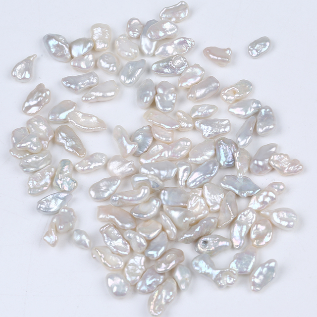 Random Irregular Shape Keshi Pearl Loose Bead for Inlaid Jewerly