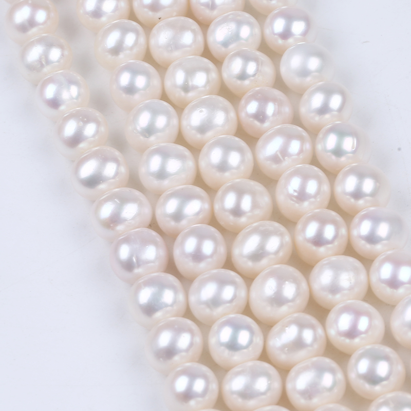 10-11mm Good Quality Large Size Potato Pearl for Classic Short Necklace
