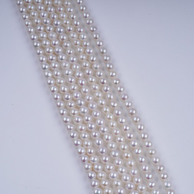 5-6mm High Quality Round Shape Natural Freshwater Pearl Beads For Jewelry Making DIY