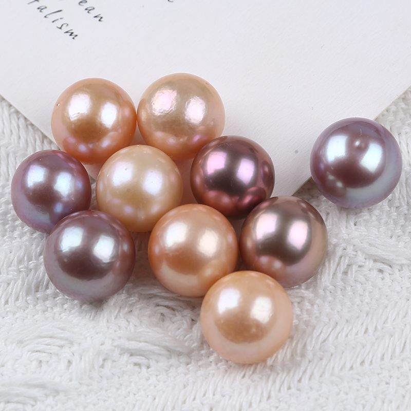 12-13mm Big Size Pink Purple Freshwater Edison Pearl for DIY