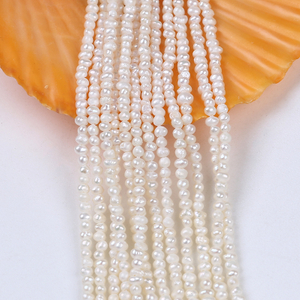 1.8-2.mm Tiny Size Potato Pearl Strand for Multi Necklaces