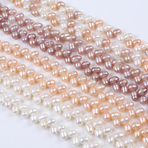 5-6mm Special Drilled Multi Color Rice Pearl for Choker