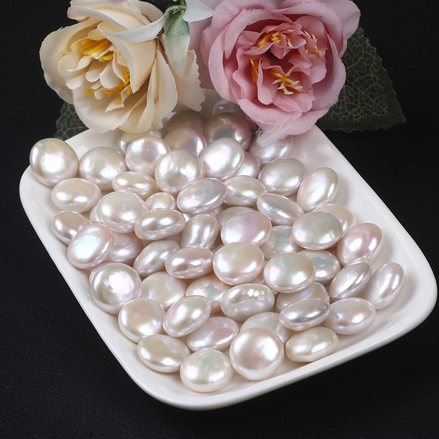 Top Quality Natural Coin Pearl with High Luster for Handmade Jewerly