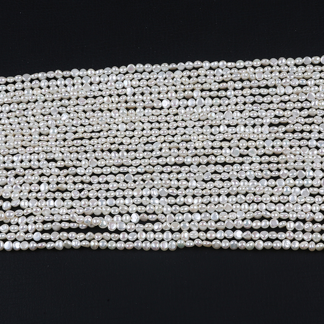 4-5mm Small Size Good Quality Baroque Pearl Strand for Multi Choker