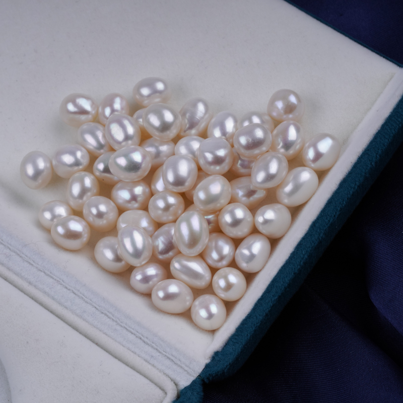 8-9mm Natural Freshwater Pearl Baroque Pearl beads Loose Perles High Luster Flawless