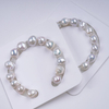 11-14mm White Baroque Shape Cultured Freshwater Pearl Loose Beads Semi Finished Bracelet