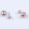 Two Beads Button Shape 925 Sterling Silver Rhodium Plated Earring Stud for Women Daily Life