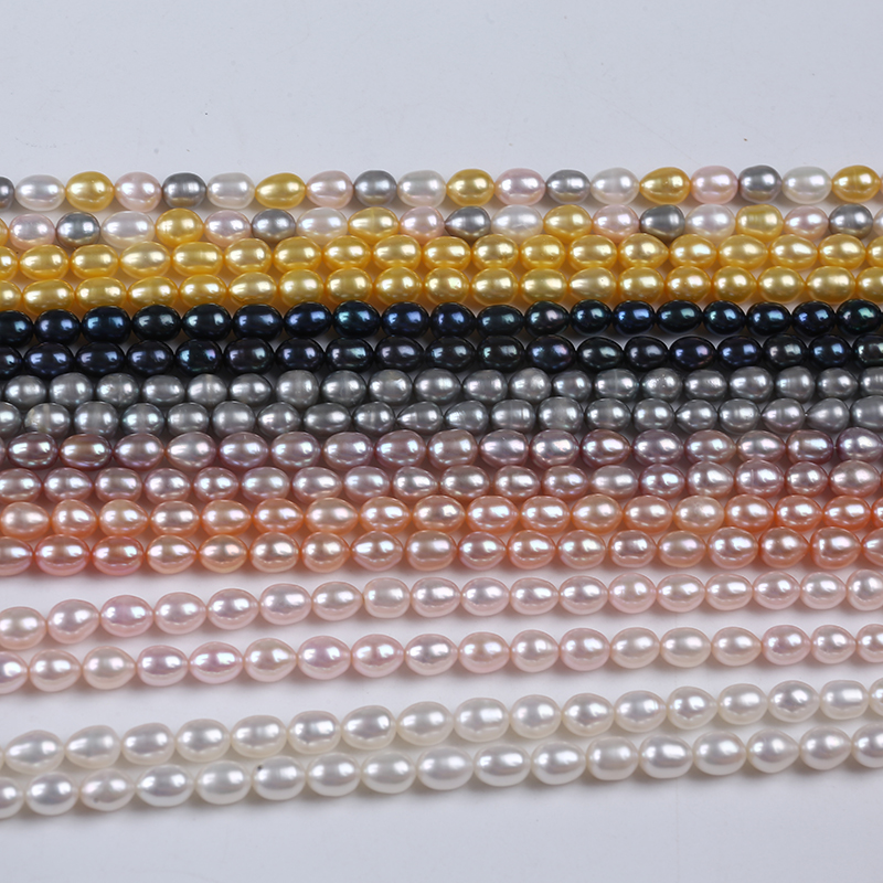 7-8mm Rice Shape Freshwater Pearl Wholesale