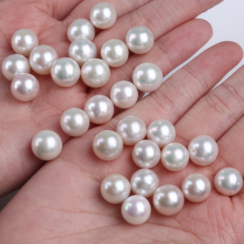 10-11mm No Hole White Edsion Pearl for Pendant
