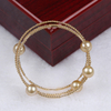 Gold Color South Sea Pearl Bracelet Bangle for Ladies