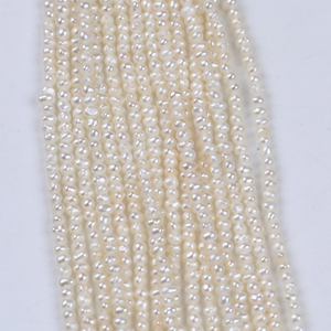 1.8-2.mm Tiny Size Potato Pearl Strand for Multi Necklaces