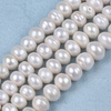 12-15mm Rare Cultured Freshwater Button Pearl Strand for Fashion Jewelry