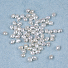 6-7mm White Color Baroque Pearl No Hole for Decoration