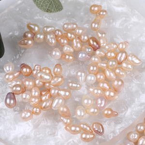 6-7mm Small Size Drop Shape Edison Pearl Loose Bead for Earrings