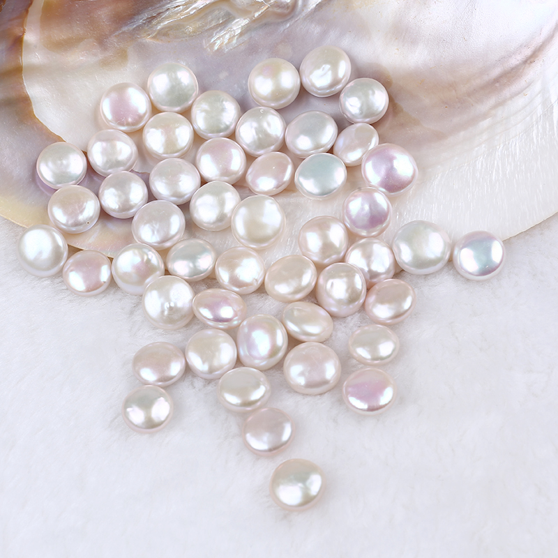 13-14mm Natural Color AAAA Grade Good Quality Coin Pearl Loose Bead