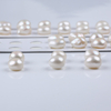 White Color Baroque Pearl Matching Beads for Earring