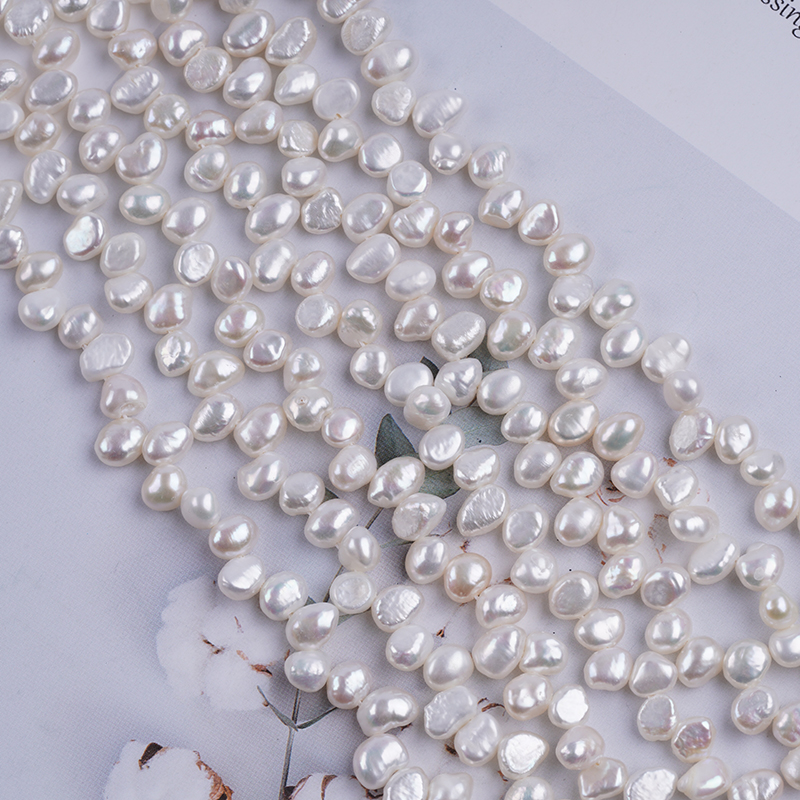 5-6mm Top Drilled Baroque Pearl for Choker