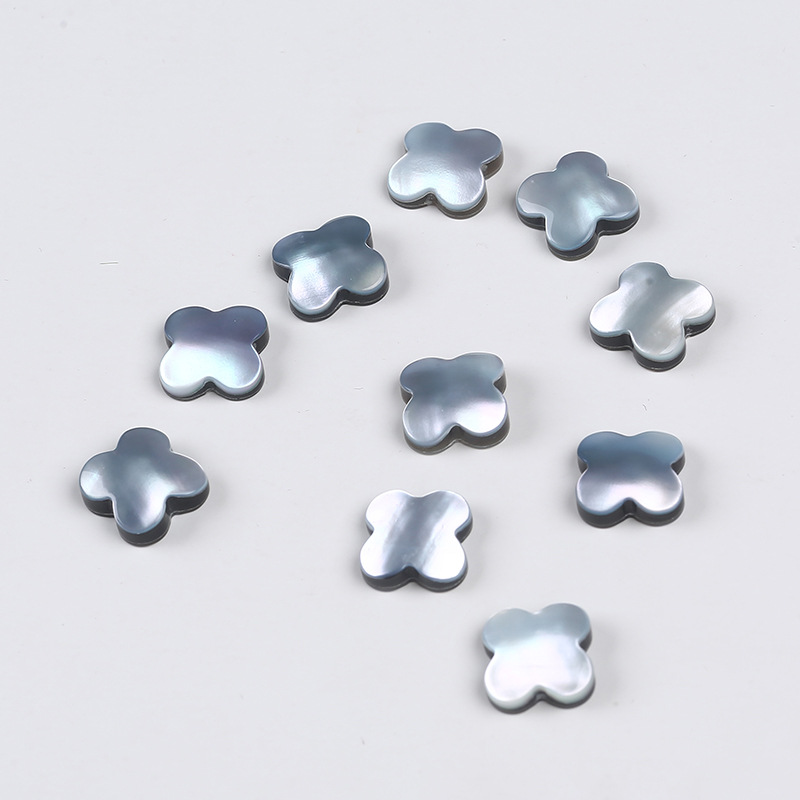 Modern Clover Shaped Sea Shell DIY Beads for Jewelry Design