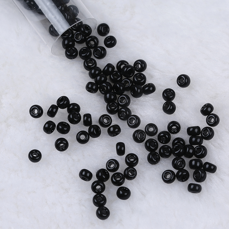 black color seed bead
