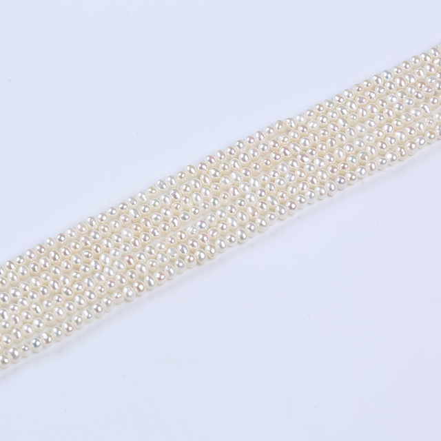 3-4mm Small Necklace Potato Pearl for Jewelry